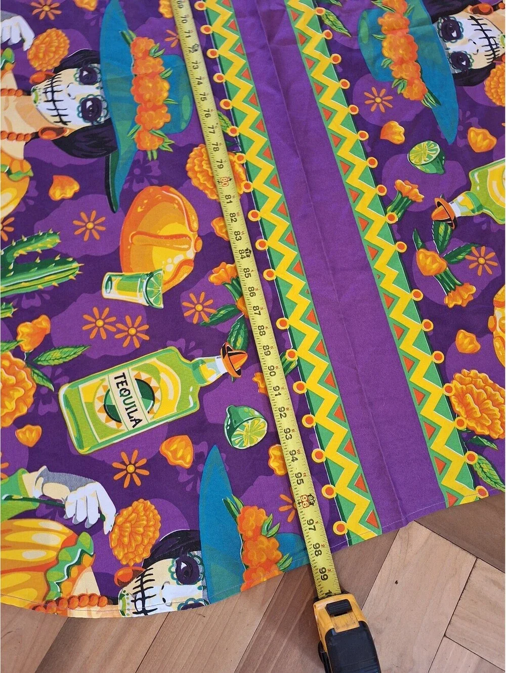 Halloween dias de los meurtos tablecloth celebration, decor.